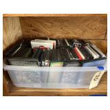 Plastic Bin w/DVD