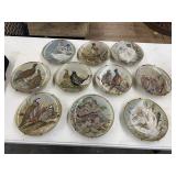 10 - Decorative Bird Plates