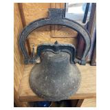 Cast Iron Dinner Bell w/Hanger 16"Dia