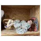4 Pcs - Doll - Wall Hanging - Fruit Bowl