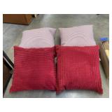 4 - Assorted Throw Pillows