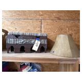 2 - Lampshade & Decorative Coca Cola Bench