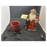 2 Pcs - Christmas Dï¿½cor - Wax Warmer & Santa