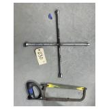 Tire Iron & Hand Saw