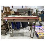 Vintage Table 40"x29"x31"H w/Leaf 25"