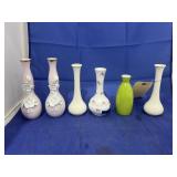 6 Pcs - Assorted Vases