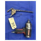 2 Pcs - Pneumatic Torch Head & Impact Wrench