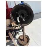 Shop Stand w/Tire Rims