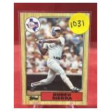 ROOKIE CARD 1987 TOPPS REBEN SIERRA