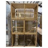 Wooden Storage Rack 34"L x 17"W x 60"H