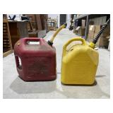 2 - Assorted Plastic Fuel Jugs