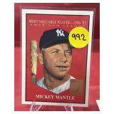 INSERT CARD TOPPS HOF MICKEY MANTLE