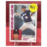 1984 TOPPS HOF NOLAN RYAN CARD