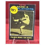 HIGH GRADE VINTAGE 1971 TOPPS HOF JIM PALMER