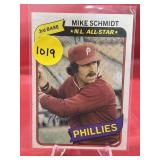 1980 TOPPS HOF MIKE SCHMIDT CARD