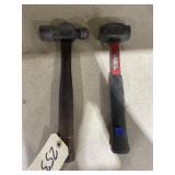 2 Pcs - Hammer & Metal Mallet