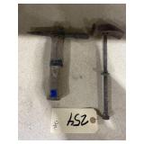 Small Pick Axe & Hammer