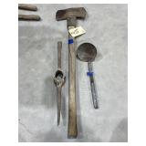 3 Pcs - Axe - Metal Ladle - Axe Head