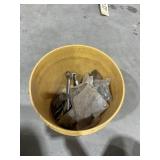 Assorted Hand Tools in Plastic Bucket