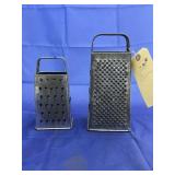 2 Metal Cheese Graters