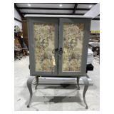 Metal Cabinet on Legs 31"L x 18"W x 48"H