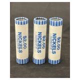 3 Rolls Nickels
