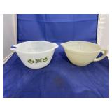 2 - Fireking Mixing Bowls