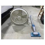 Lasko Floor Fan & Bissell Corded Floor Mop