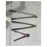 3 - Assorted Bolt Cutters