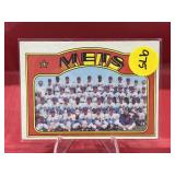 1972 TOPPS NY METS TEAM CARD
