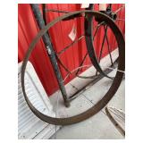 Iron Wagon Wheel - no spokes 32"Dia
