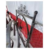 Iron Wagon Wheel Gate 46"W x 60"H