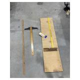 Wooden Yard Sticks - Square - Wooden Work Table To