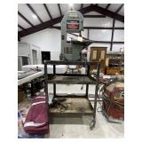 Delta Bench Band Saw on Rolling Cart