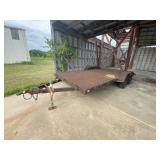 Bumper Pull 2-Axle Trailer w/Ramps