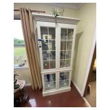 Lighted Cabinet w/Glass Shelves