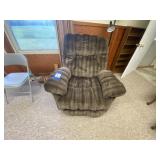 Cloth Upholstered Rocker-Recliner
