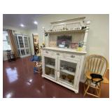 Custom by Ashley 2-Pc Glass Fronted Hutch