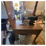 Vintage Singer #15 Sewing Machine in Cabinet