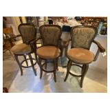 3 - Swivel Bar Stools 29"H