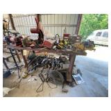 Roll Around  Work Bench w/Vise & grinder