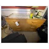 4-Drawer Dresser w/Glass Top