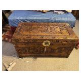 Wood Carved Trunk 39'L x 20'W x 21'H