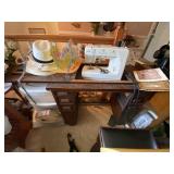 Kenmore Sewing Machine in Cabinet w/Accs