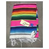 Mexican Tasseled Rug