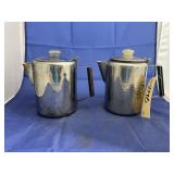 2 - Stainless Steel Percolators