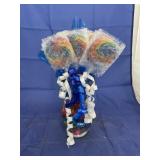 Candy Bouquet in Glass Vase
