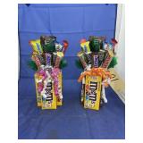 2 Pcs - Assorted Chocolate Candy Bouquets