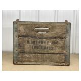 Highlawn Farms Lennox Mass Wood Crate