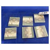 6 Pcs - Stoneware Coasters